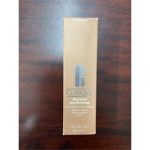 NWT Clinique Beyond Perfecting Foundation + Concealer Shade 09 Neutral- 1 oz